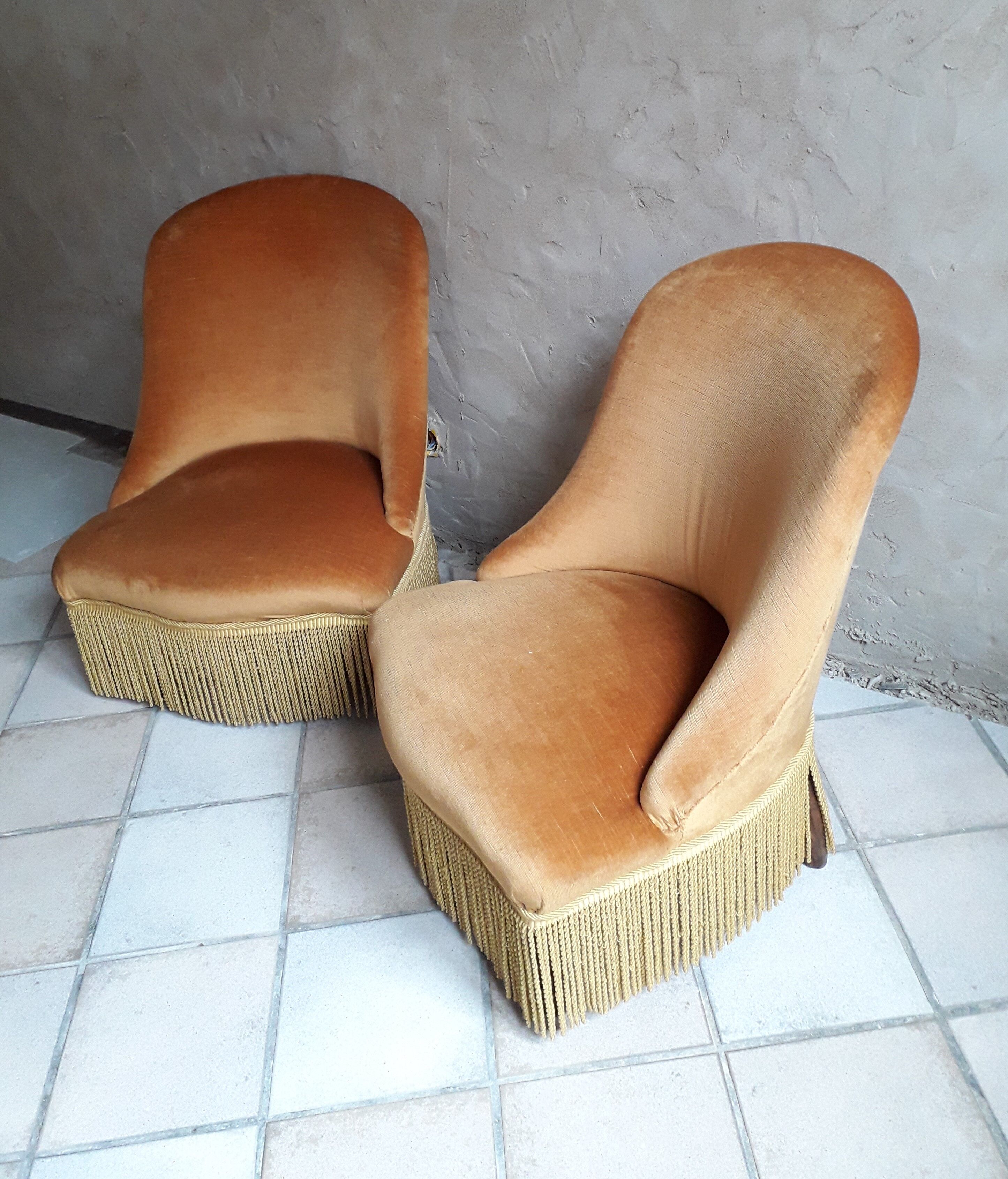 Pair of armchairs Toad