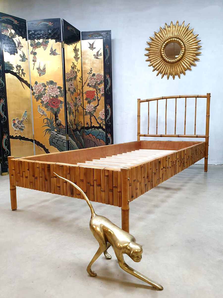 Vintage bamboo daybed tropical vibes