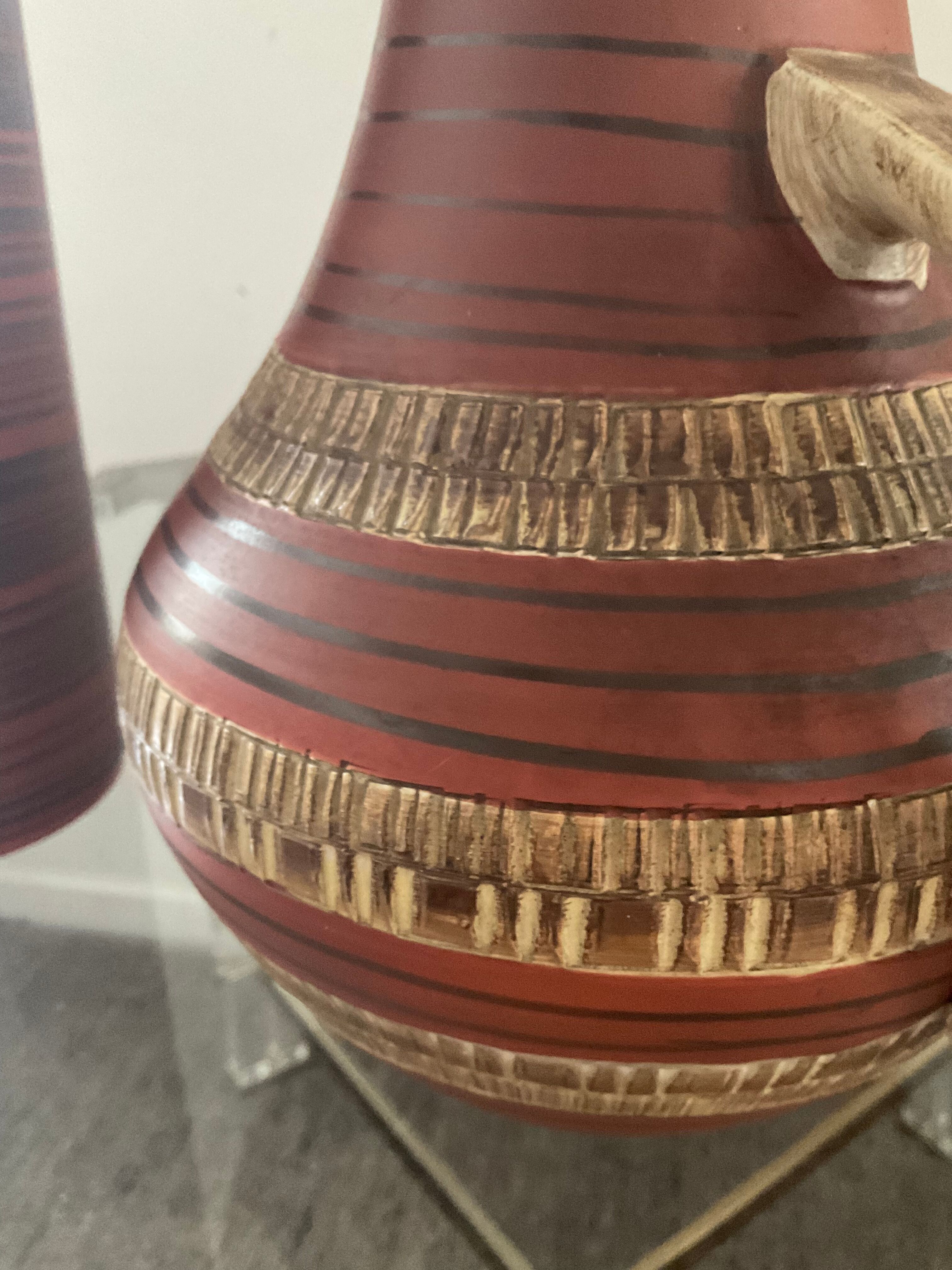 Duo of vintage vases West Germany 60s-70s