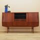 Teak highboard, Danish design, 1960s, made in Denmark