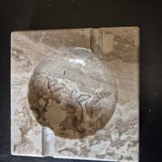 Ashtray or marble pocket tray from Boulogne.
