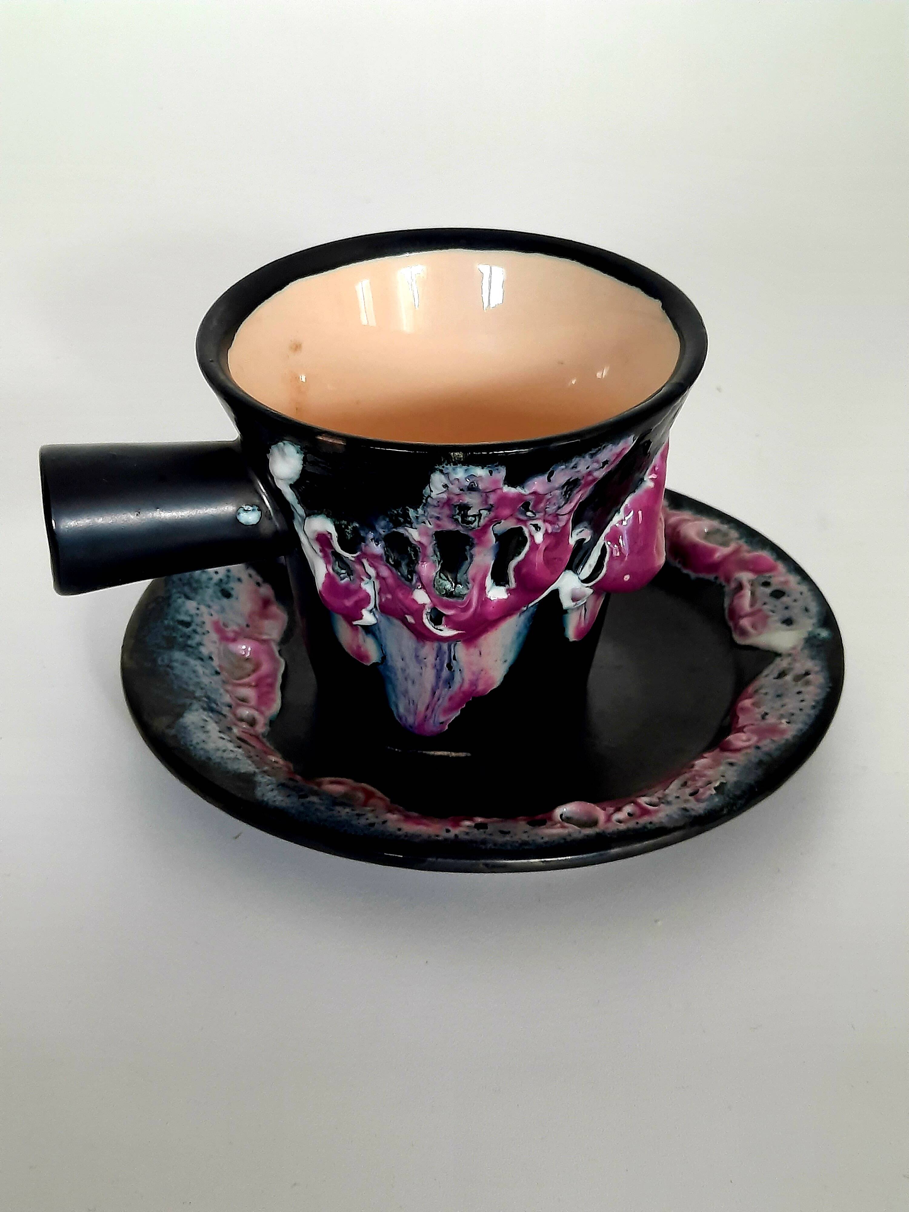 Fat lava coffee set from the 60s