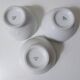 3 anciens bols en porcelaine blanche PILLIVUYT