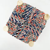 Moroccan mini stool Boucherouite