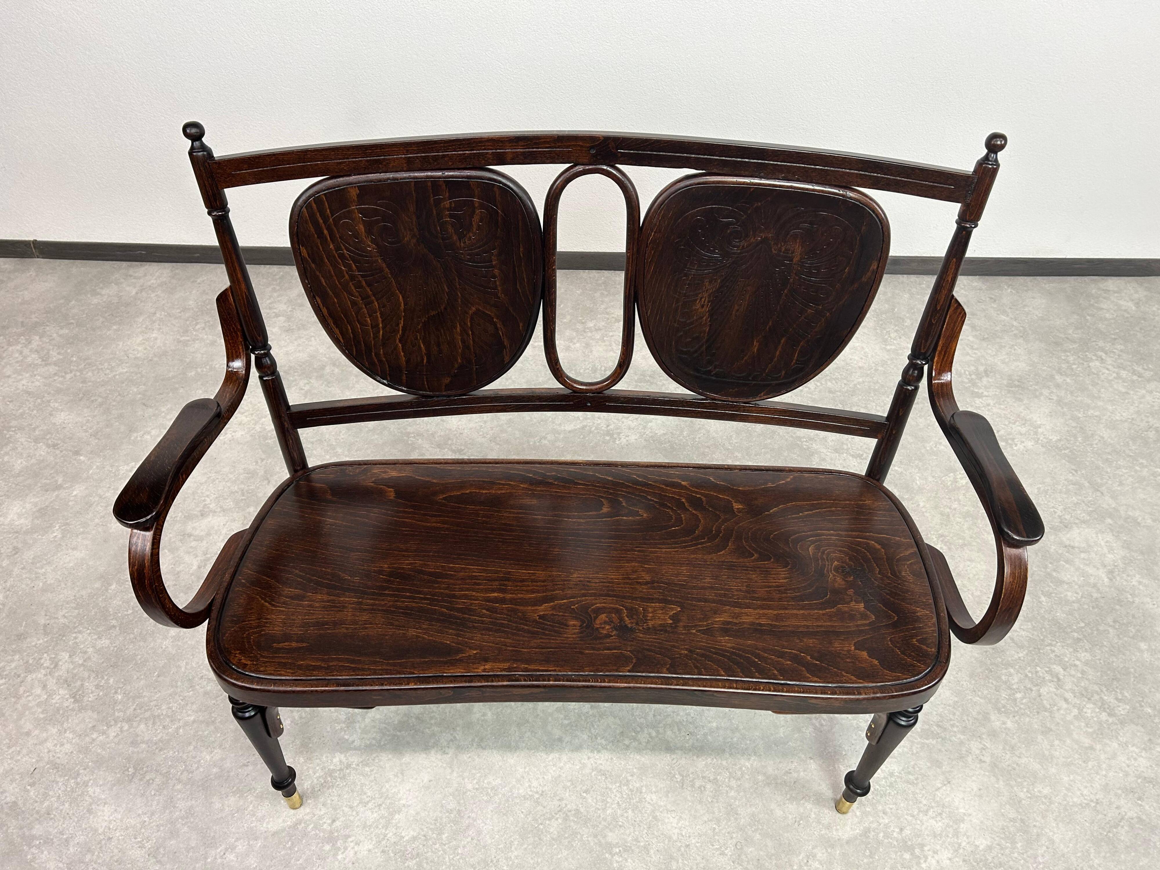 Banc cintré Sécession par Thonet Mundus