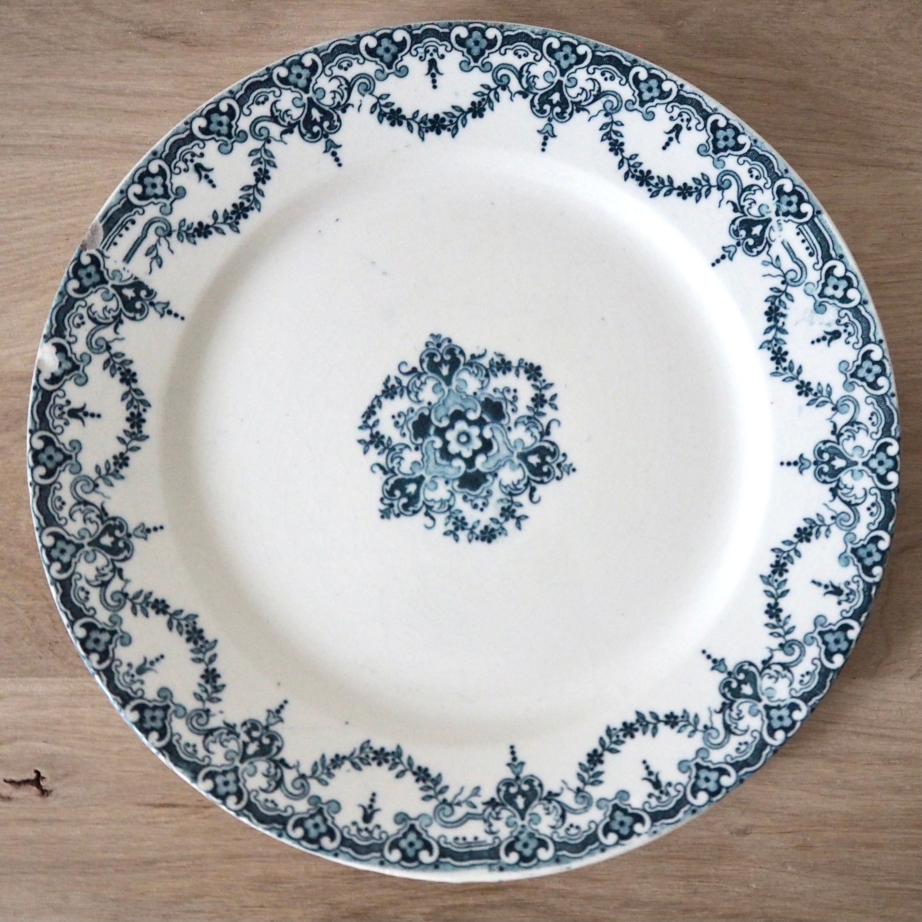 Set de 5 assiettes dépareillées Terre de Fer