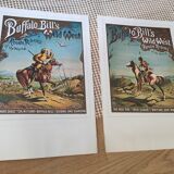 2 vintage double-sided circus posters