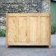 Buffet bas en bois bahut meuble de rangement, meuble ancien