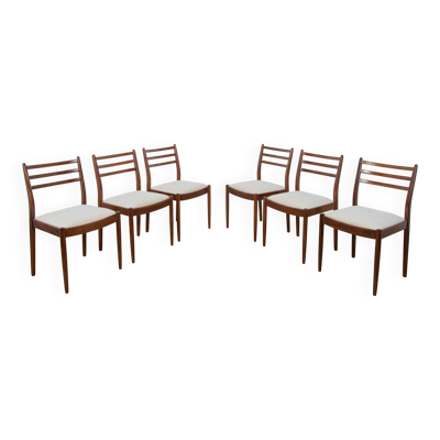 Chaises de salle à manger en teck des années 50 par Victor Wilkins pour G-Plan, années 1960, ensemble de 6.