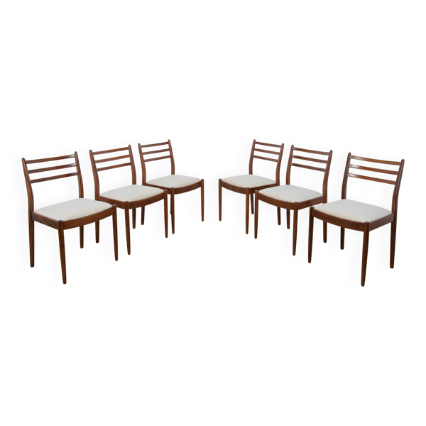 Chaises de salle à manger en teck des années 50 par Victor Wilkins pour G-Plan, années 1960, ensemble de 6.