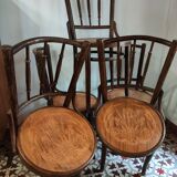 Suite de 5 chaises bistrot