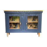 Art Deco window furniture gray blue