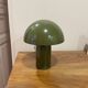 Lampe champignon vert kaki