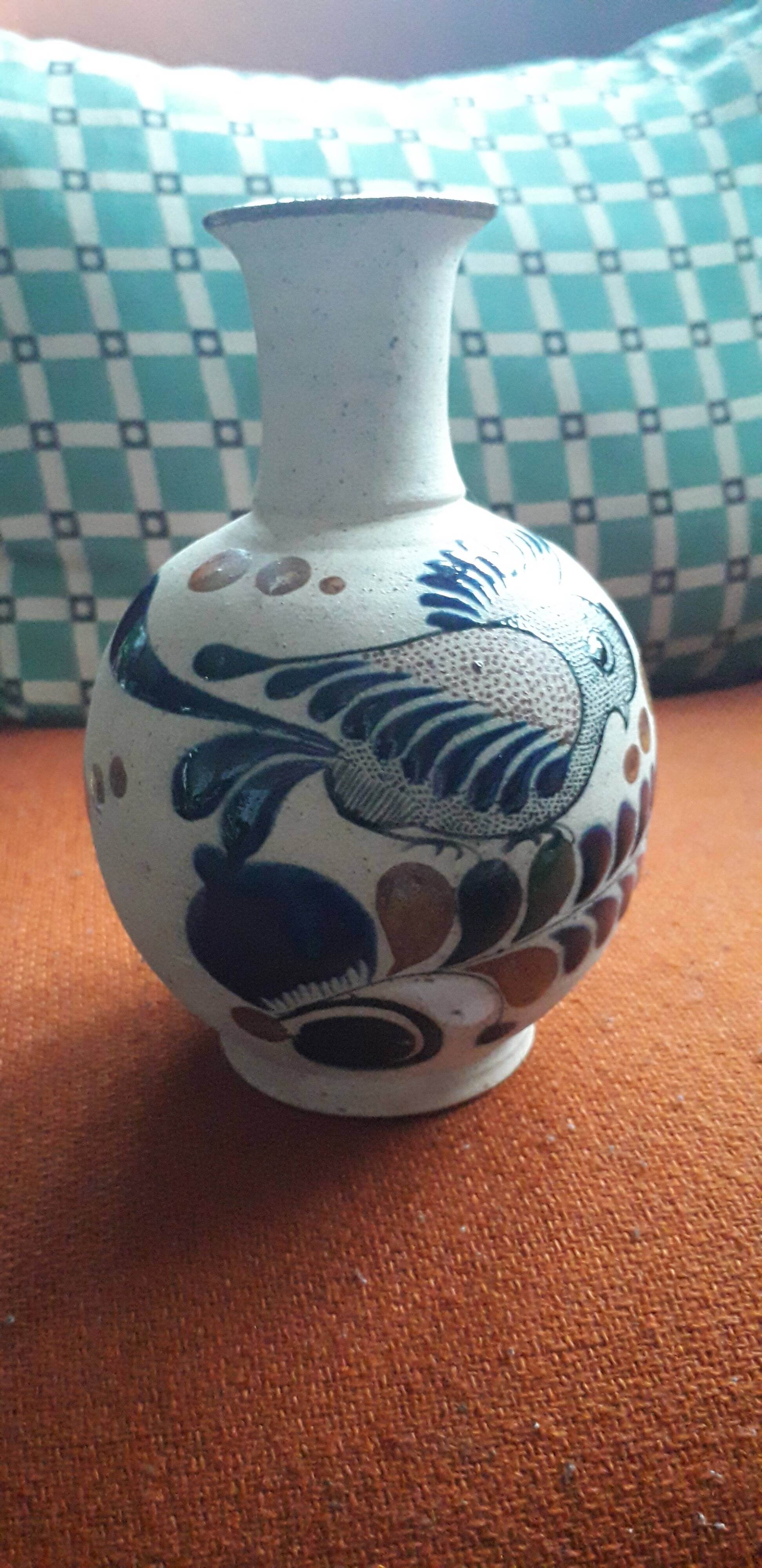 Vintage Mexican Tonala vase