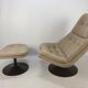 F510 lounge chair and ottoman by Geoffrey Harcourt for Artifort, 1970s