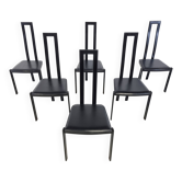 Vintage postmodern dining chairs, 1980s