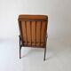 Fauteuil en teck scandinave design vintage des années 70 1970
