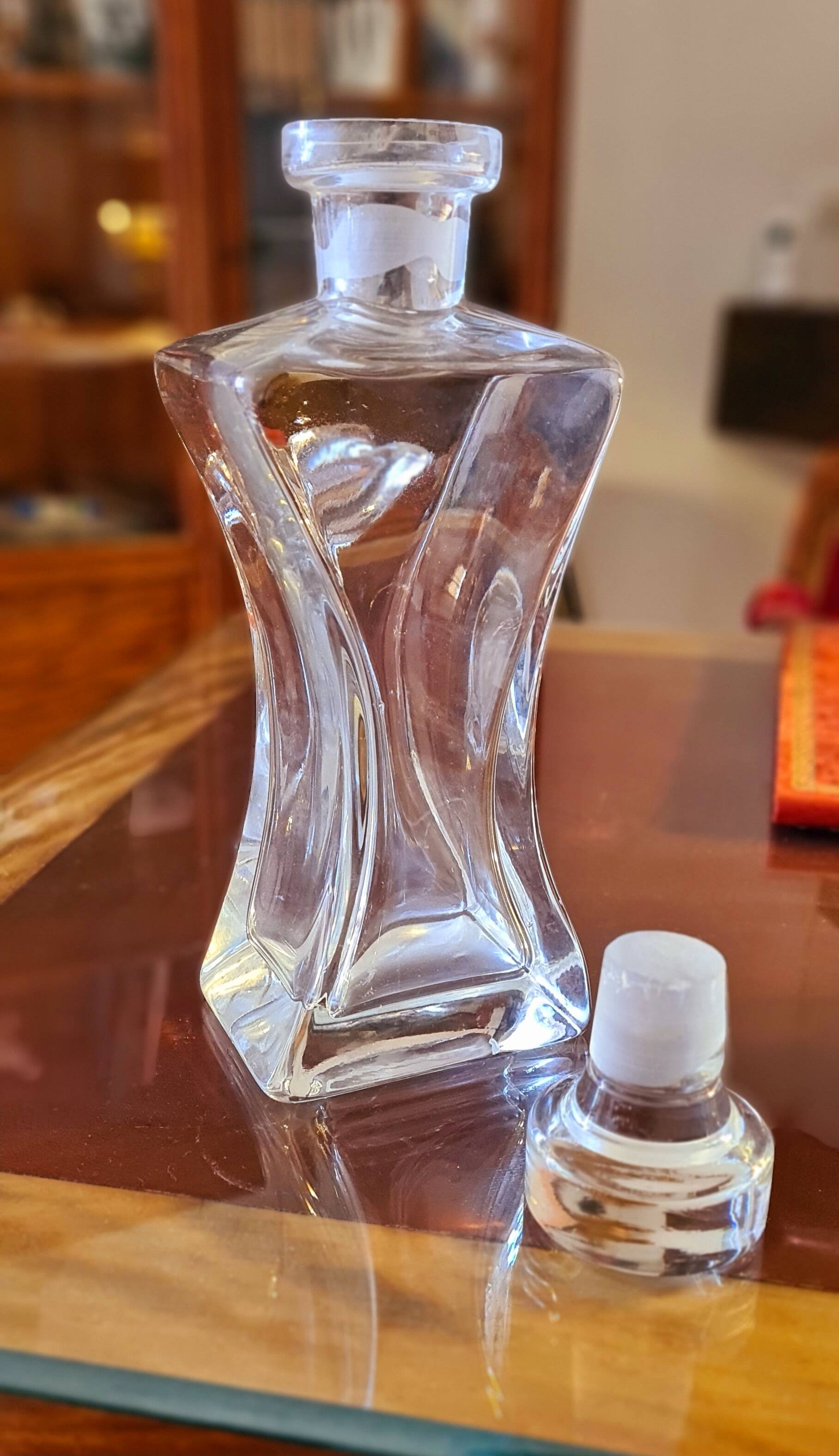 Large crystal decanter