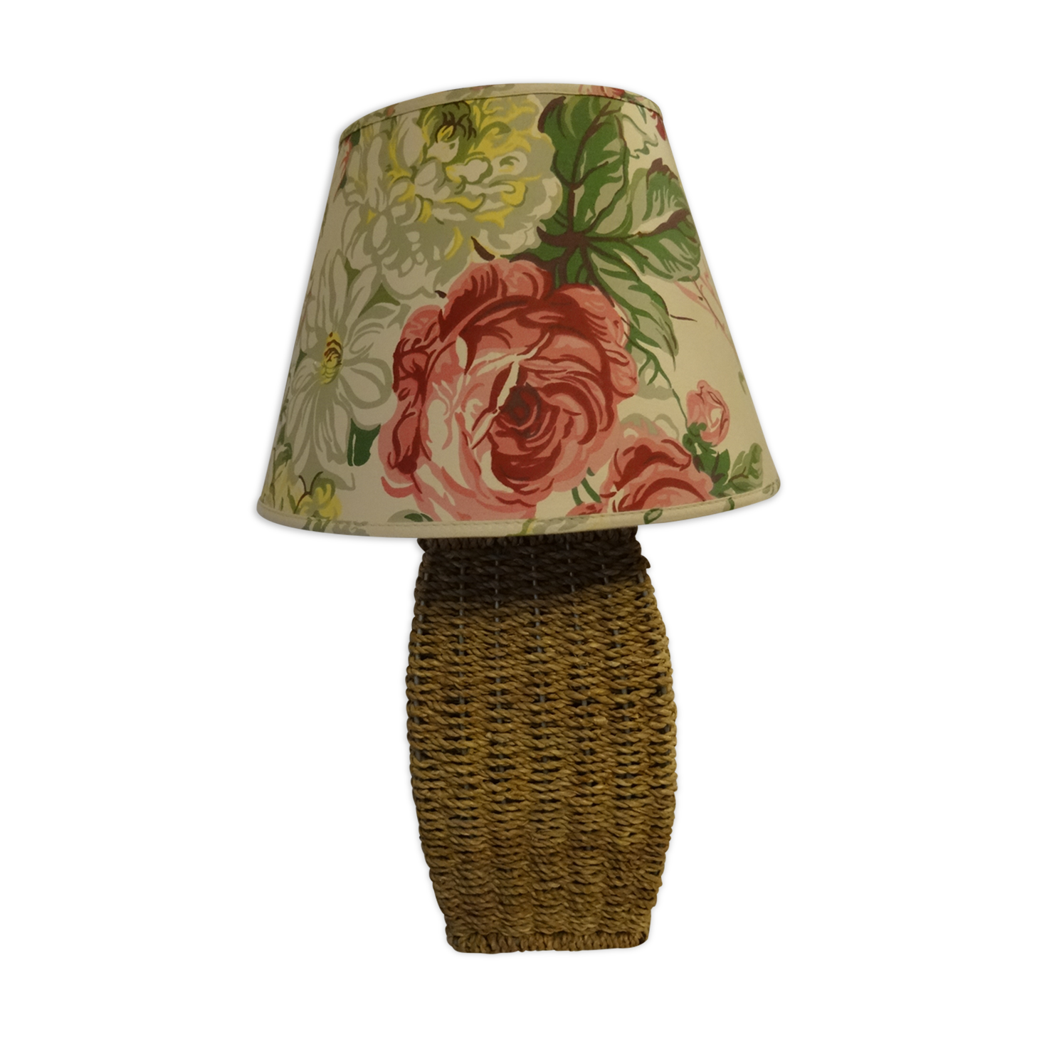 Braided twine foot lamp