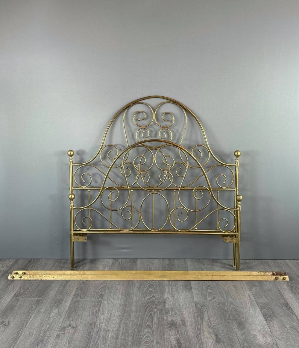 Brass bed, 20th century