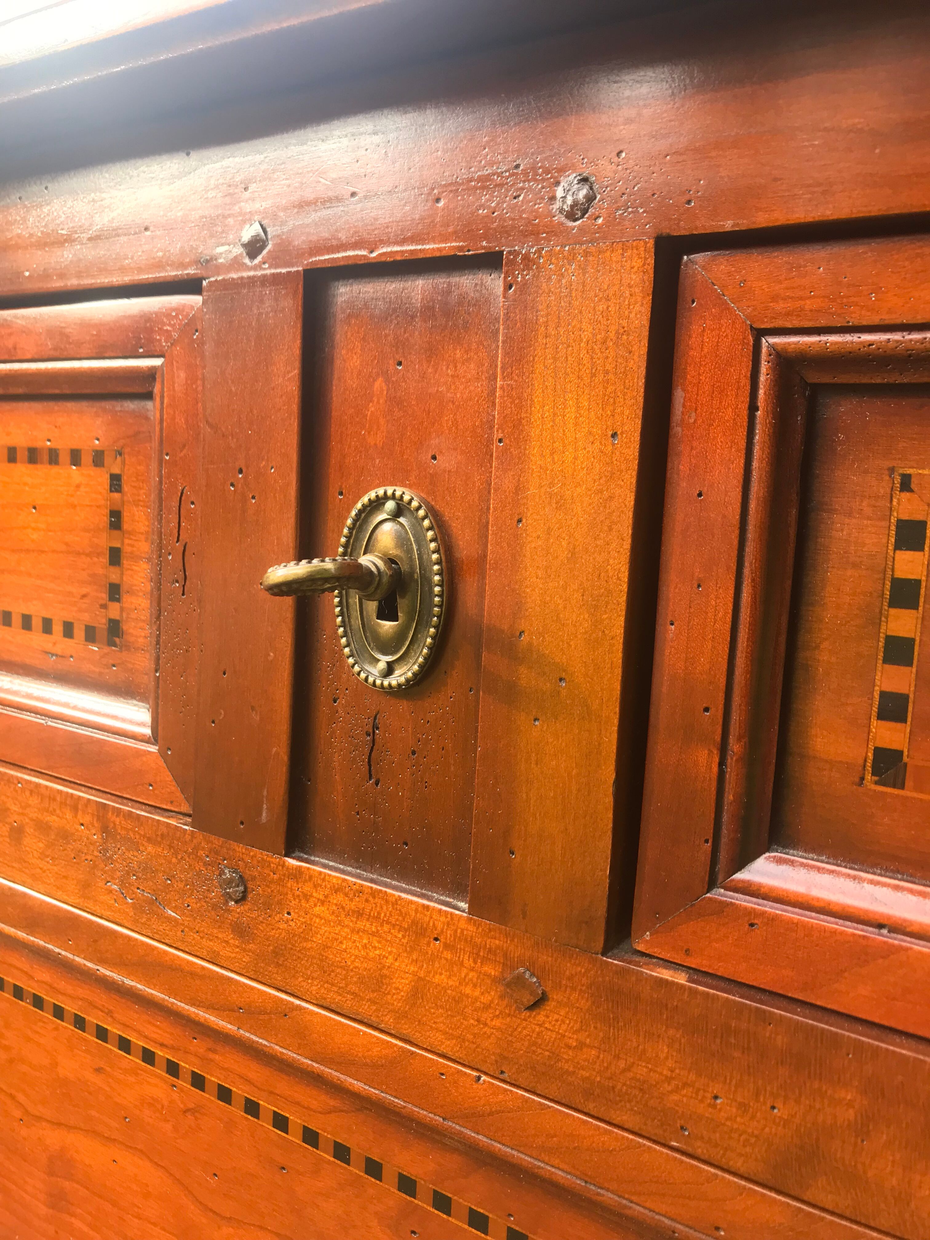 Louis XVI cherry-style chest of drawers