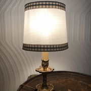 Lampe de chevet Vintage pied en laiton massif année 60