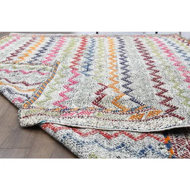 1970s Vintage Turkish Oushak Handmade Wool Cotton Gray Area Rug 192x269