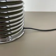 Vintage Table Lamp made of Chromed Metal by Kazuo Motozawa for Staff Leuchten, Germany, 1970s