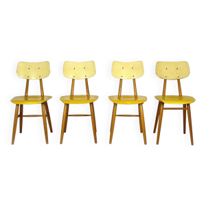 Set de 4 chaises de salle - 1960 bois