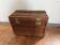 Old wicker transport trunk, early 20th century
