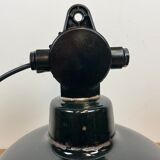 East German Enamel Factory Light By Lbd Veb Leuchtenbau Dresden, 1950s