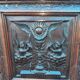 Armoire bretonne du pays de Léon du 19 ème siècle
