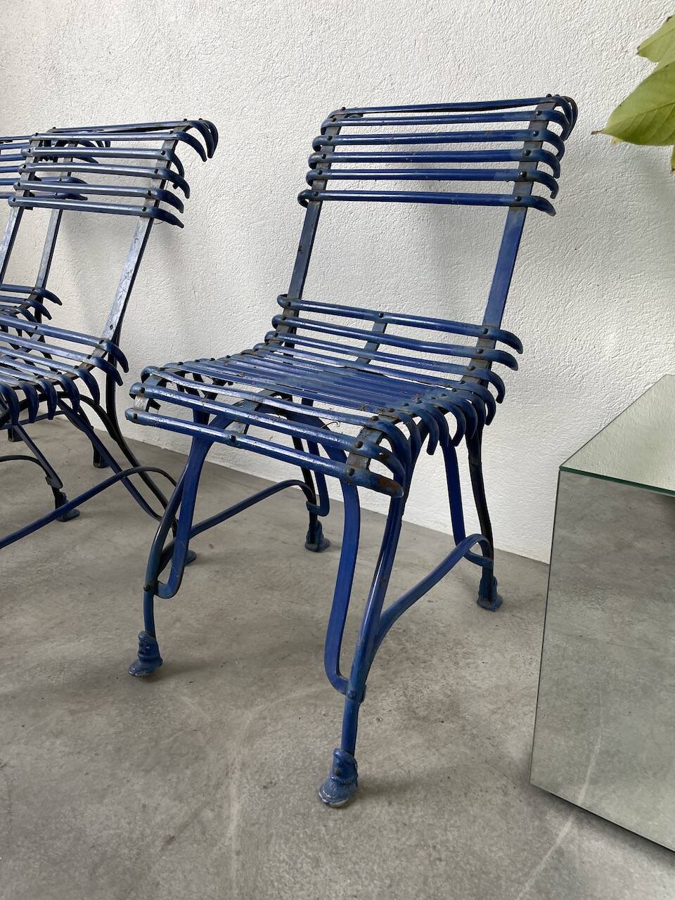 Series of 4 Arras chairs 1900