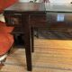 Console table / Display cabinet in exotic wood and glass – Colonial Style