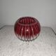 Crystal ball vase Val Saint Lambert