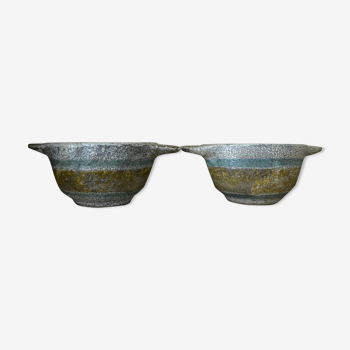 Set of 2 ear bowls and stripes