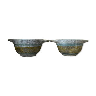 Set of 2 ear bowls and stripes