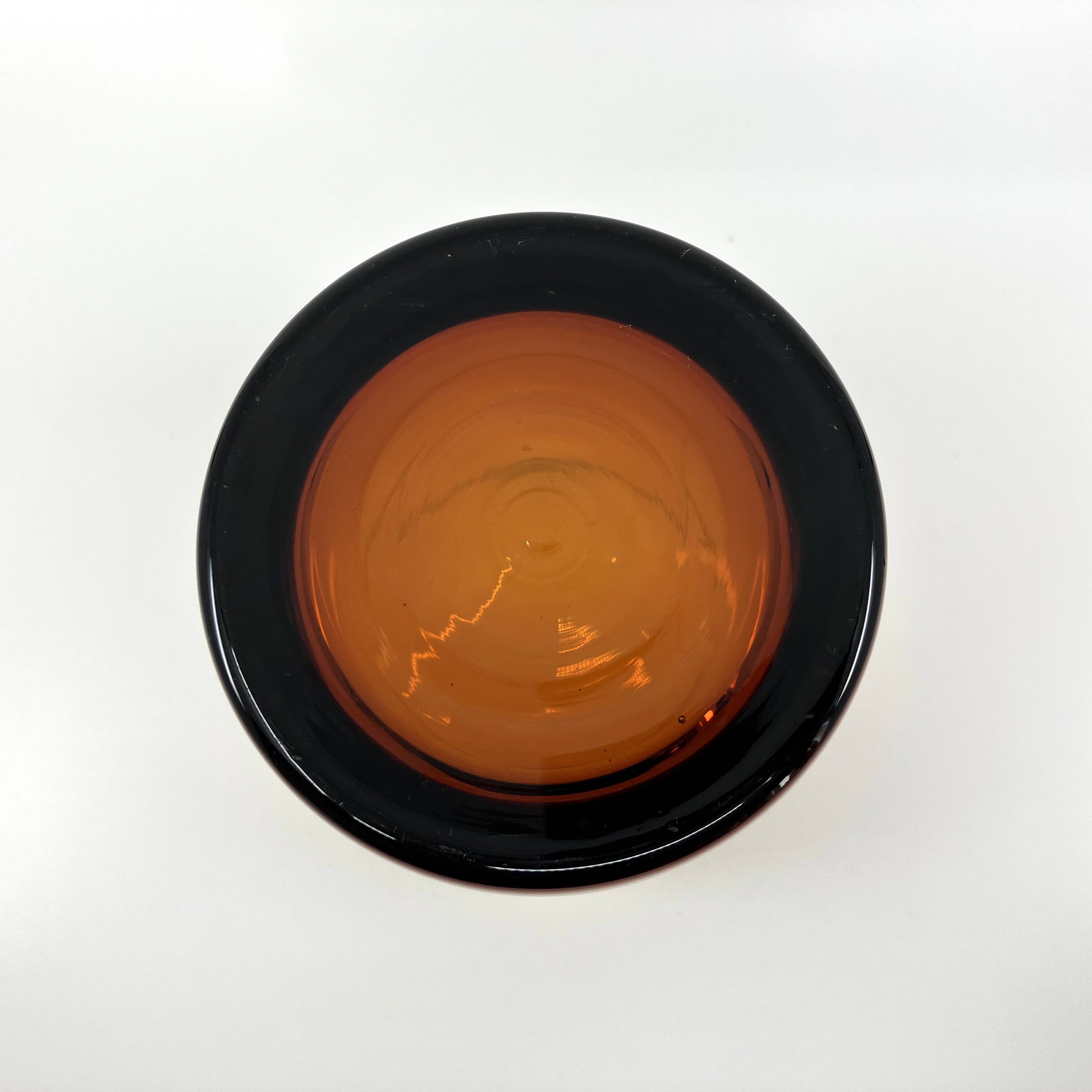 Set of 6 orangeade glasses / pitcher / ice bucket • Italy • 1970