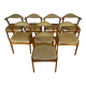 Set of 8 Erik Kirkegaard chairs for Høng Stolefabrik – vintage Scandinavian design