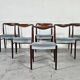 6 Scandinavian chairs in rosewood by Kai Lyngfeldt Larsen