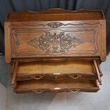 Louis XV style oak sloping desk