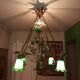 Very large art nouveau chandelier Murano (1 meter)