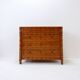 Faux Bamboo Dark Pine Chest of Drawers - Late 19th century