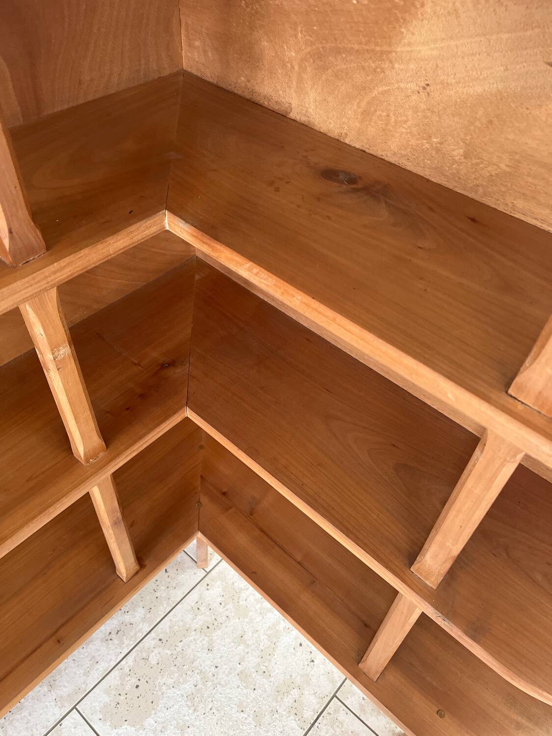 Corner bookcase shelf from the 60s ART DECO