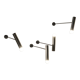 Pair of 1950s arm sconces, Parscot France