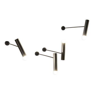 Pair of 1950s arm sconces, Parscot France
