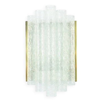 Applique murale en verre glacé de style mid-century moderne de Doria, Allemagne, années 1960.