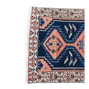 Vintage Anatolian runner rug in wool from the 1950s.