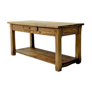 Etabli ancien bois massif