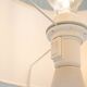 French ceramic bird lamp